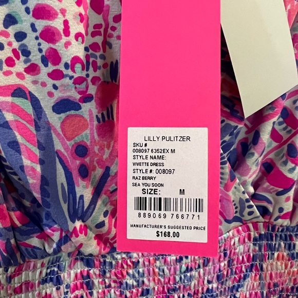 Lilly Pulitzer Vivette Dress NWT Size M - Picture 2 of 2